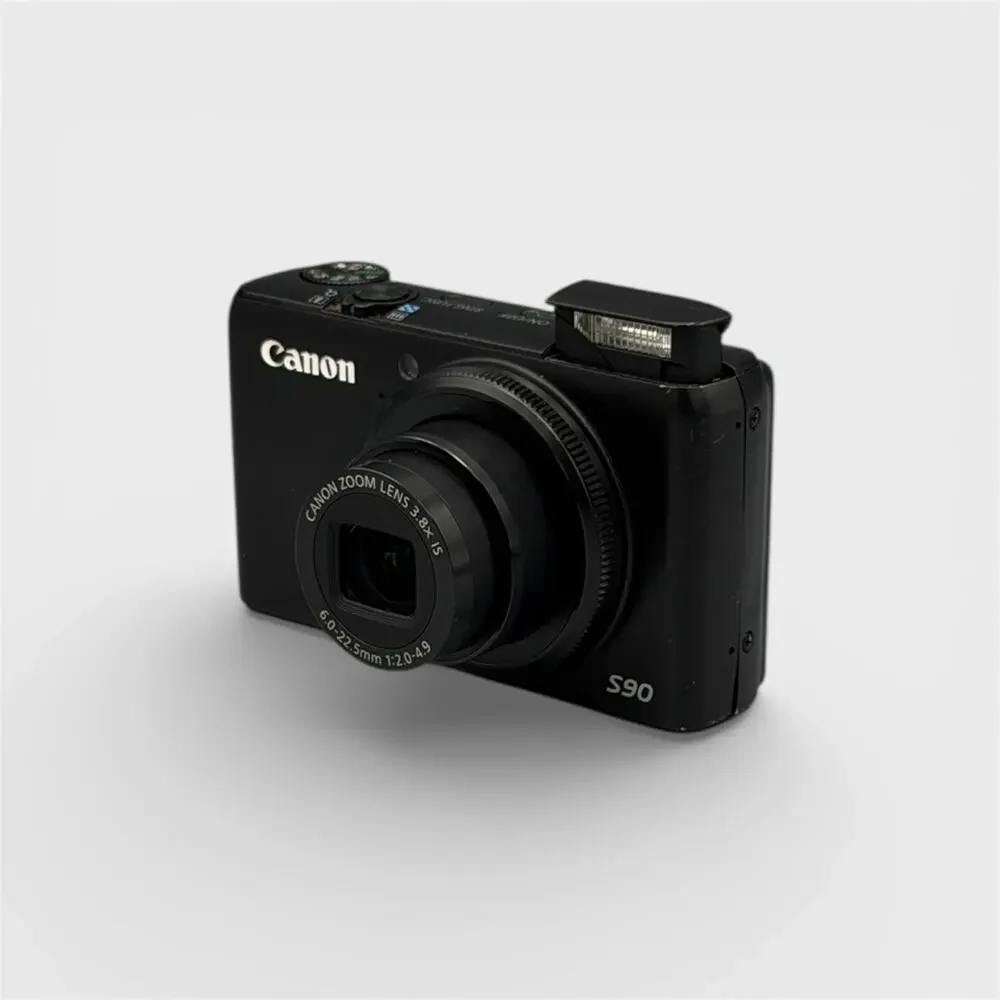 Canon PowerShot S90 Digital Camera | 10 MP | Black